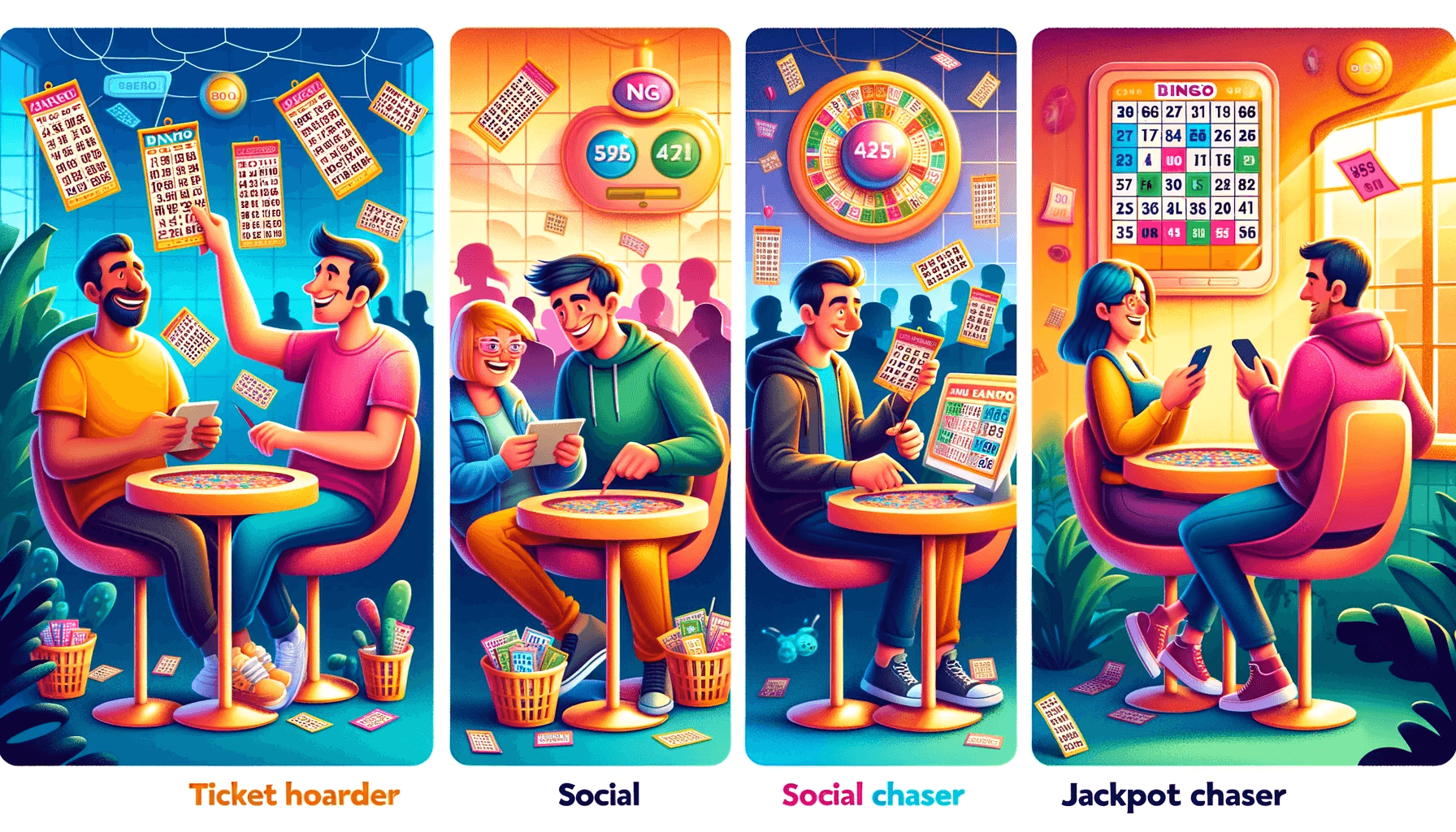 Encuentre su estilo de bingo: una guía para los tipos de jugadores de bingo móviles image